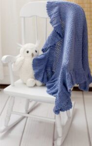 DIY Crocheted Baby Blanket Image
